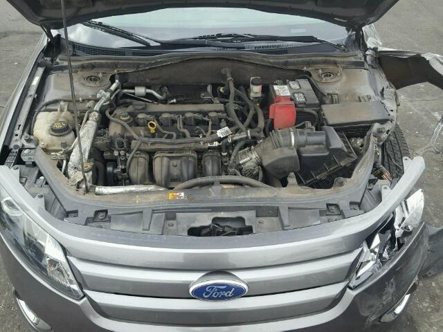 3FAHP0HA5AR409680 - 2010 FORD FUSION SE GRAY photo 7