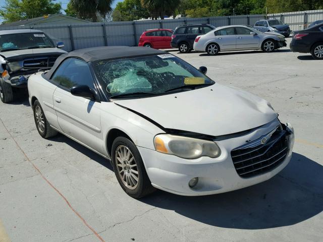 1C3EL55R75N567158 - 2005 CHRYSLER SEBRING TO WHITE photo 1