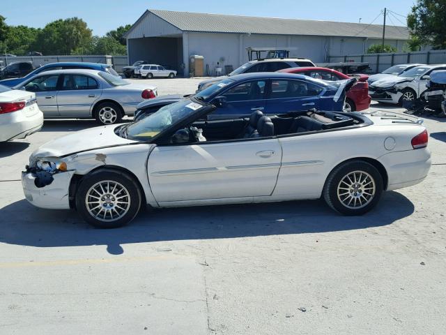 1C3EL55R75N567158 - 2005 CHRYSLER SEBRING TO WHITE photo 9