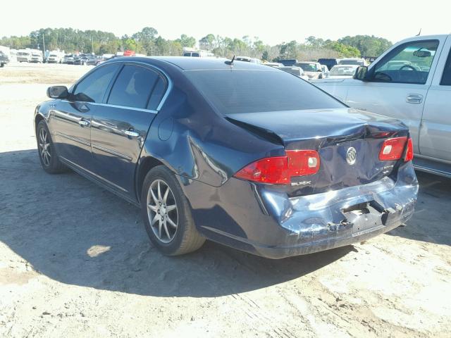 1G4HD57237U218105 - 2007 BUICK LUCERNE CX BLUE photo 3