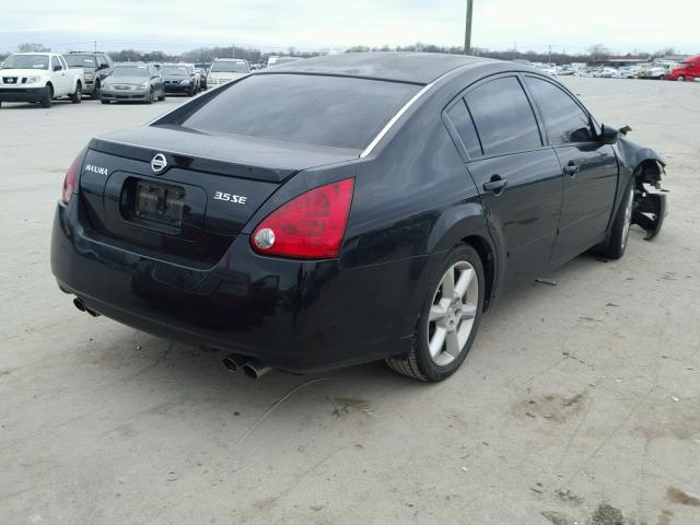 1N4BA41E36C828631 - 2006 NISSAN MAXIMA SE BLACK photo 4