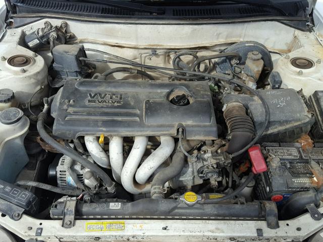 1NXBR12E2YZ318666 - 2000 TOYOTA COROLLA VE WHITE photo 7