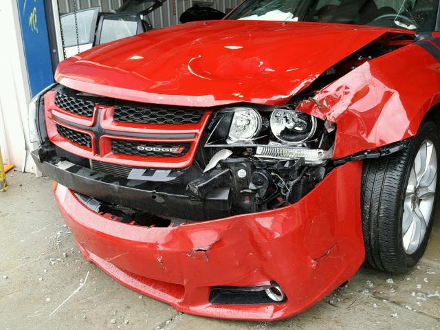 1C3CDZBG1DN502819 - 2013 DODGE AVENGER R/ RED photo 9