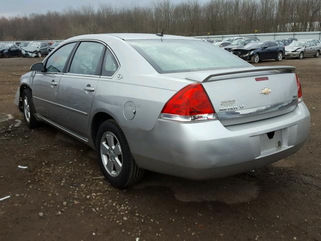 2G1WT58K589286796 - 2008 CHEVROLET IMPALA LT SILVER photo 3