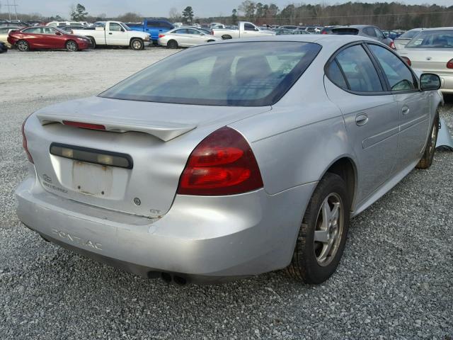 2G2WP522941333216 - 2004 PONTIAC GRAND PRIX SILVER photo 4