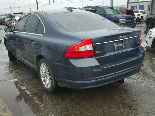 YV1AS982081078822 - 2008 VOLVO S80 3.2 BLUE photo 3