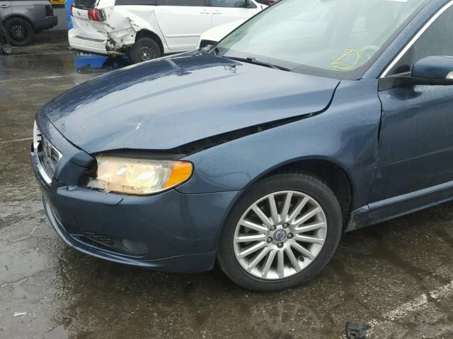 YV1AS982081078822 - 2008 VOLVO S80 3.2 BLUE photo 9