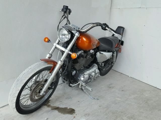 1HD1CX3147K412735 - 2007 HARLEY-DAVIDSON XL1200 L ORANGE photo 2