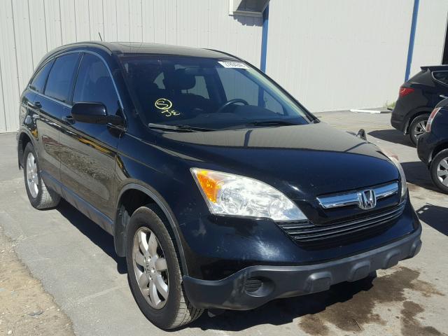 JHLRE38748C020843 - 2008 HONDA CR-V EXL BLACK photo 1