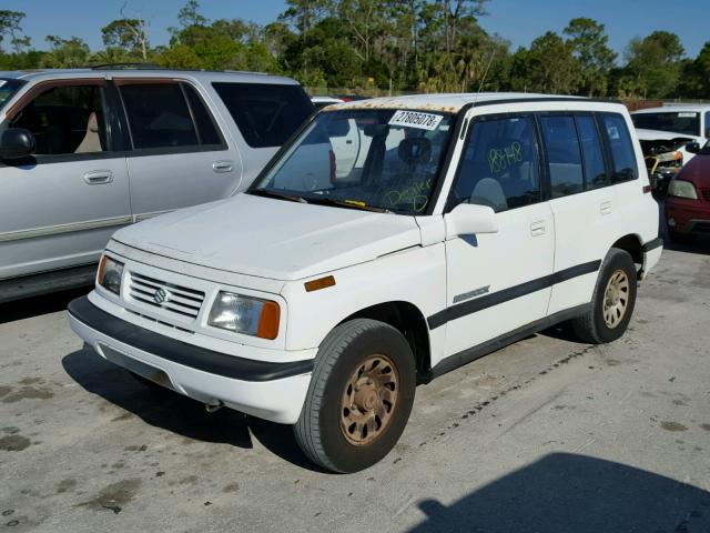 JS3TE02V8S4100657 - 1995 SUZUKI SIDEKICK J WHITE photo 2