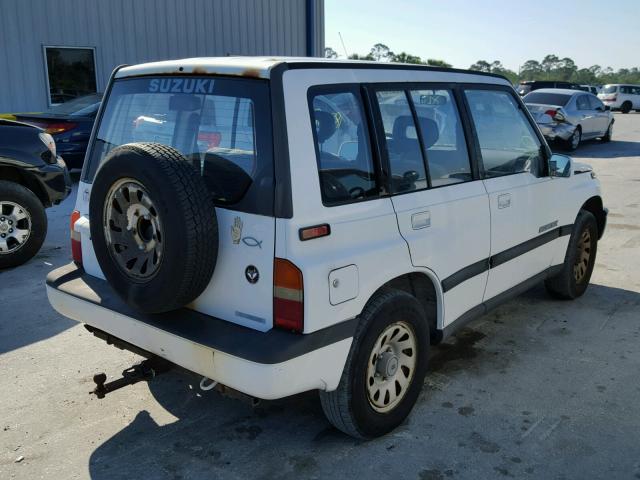 JS3TE02V8S4100657 - 1995 SUZUKI SIDEKICK J WHITE photo 4