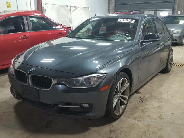 WBA3B9C59EP458568 - 2014 BMW 335 XI GRAY photo 2