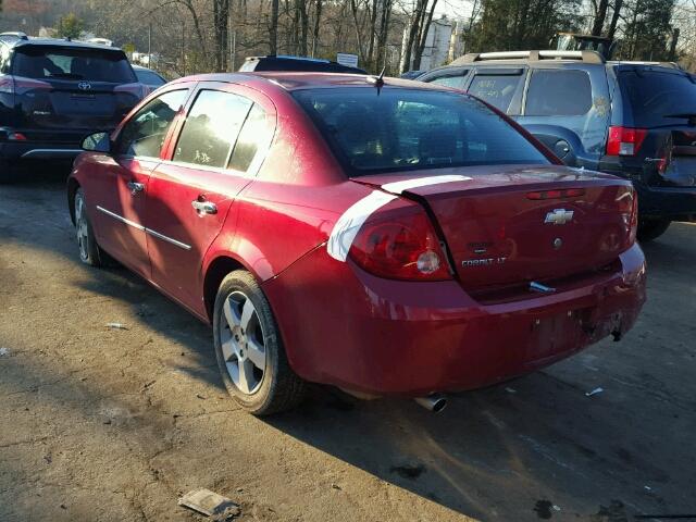 1G1AD5F50A7202475 - 2010 CHEVROLET COBALT 1LT RED photo 3