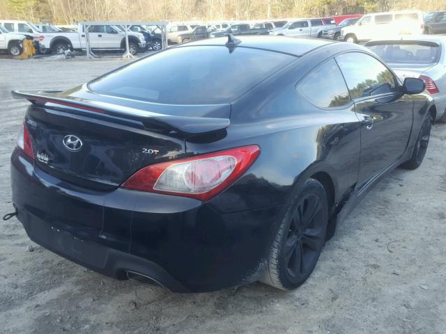 KMHHT6KD2AU008359 - 2010 HYUNDAI GENESIS CO BLACK photo 4