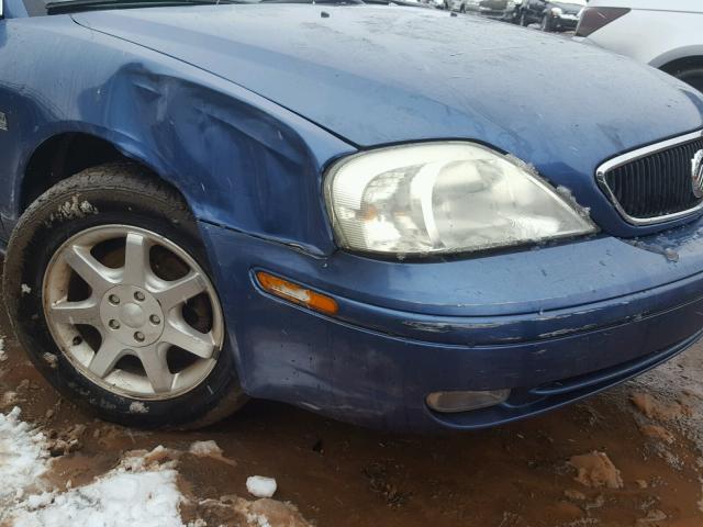 1MEFM55S02A635799 - 2002 MERCURY SABLE LS P BLUE photo 9