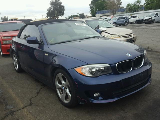 WBAUN1C57CVH84264 - 2012 BMW 128 I BLUE photo 1