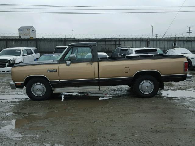 1B7KE2684LS654852 - 1990 DODGE D-SERIES D TWO TONE photo 9