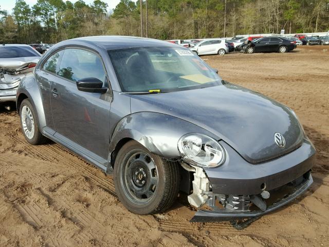 3VWFP7AT2DM643540 - 2013 VOLKSWAGEN BEETLE GRAY photo 1