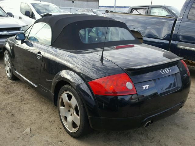 TRUUT28N821032332 - 2002 AUDI TT QUATTRO BLACK photo 3