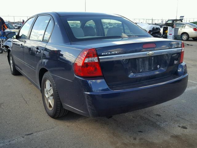 1G1ZT52855F334214 - 2005 CHEVROLET MALIBU LS BLUE photo 3