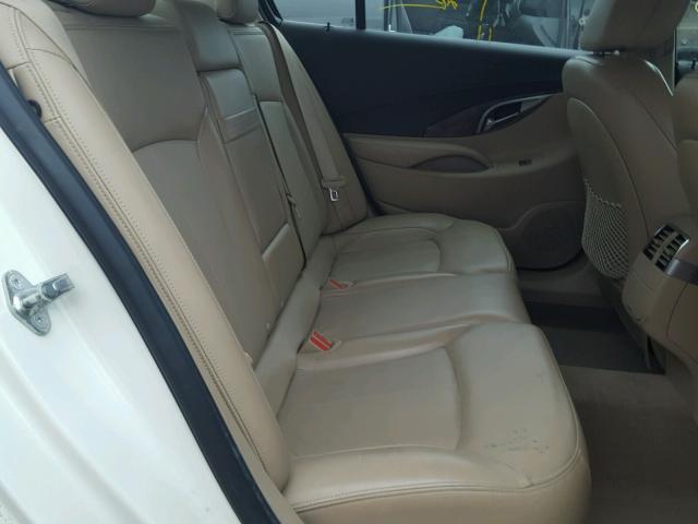 1G4GC5ED5BF186905 - 2011 BUICK LACROSSE C WHITE photo 6