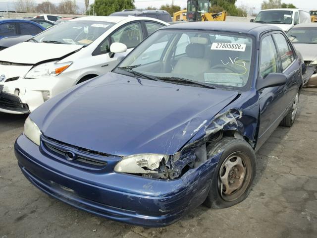 1NXBR12E3WZ107232 - 1998 TOYOTA COROLLA VE BLUE photo 2