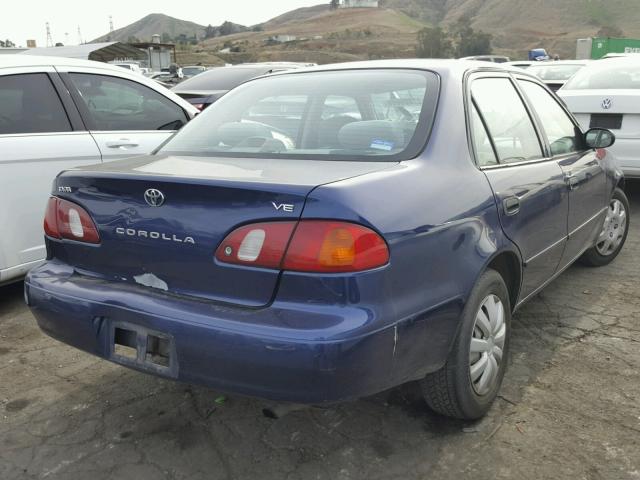 1NXBR12E3WZ107232 - 1998 TOYOTA COROLLA VE BLUE photo 4