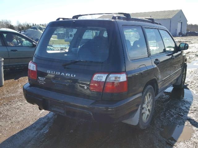 JF1SF65661H755976 - 2001 SUBARU FORESTER S BLACK photo 4