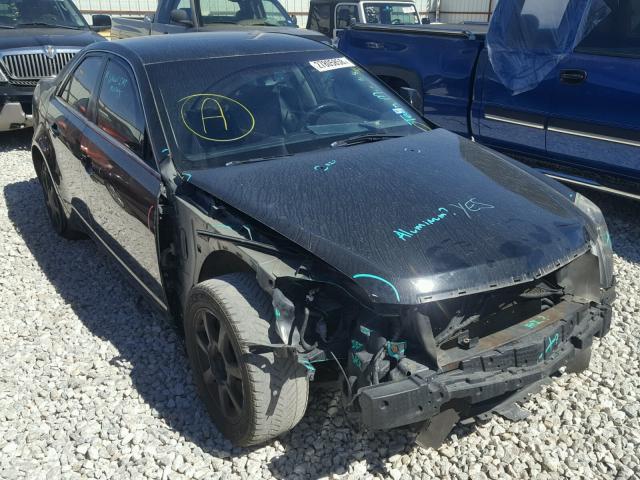 1G6DF577180168258 - 2008 CADILLAC CTS BLACK photo 1