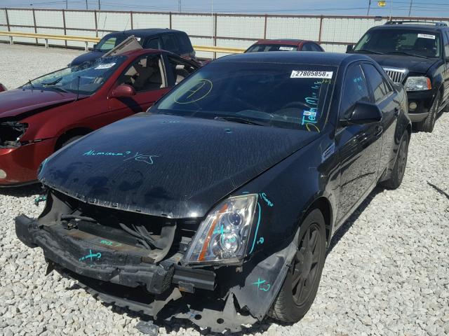 1G6DF577180168258 - 2008 CADILLAC CTS BLACK photo 2