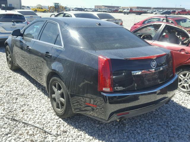 1G6DF577180168258 - 2008 CADILLAC CTS BLACK photo 3