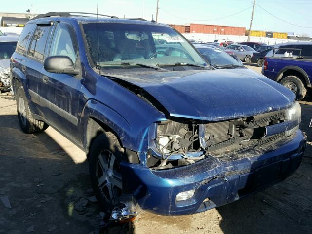 1GNDT13S852249404 - 2005 CHEVROLET TRAILBLAZE BLUE photo 1