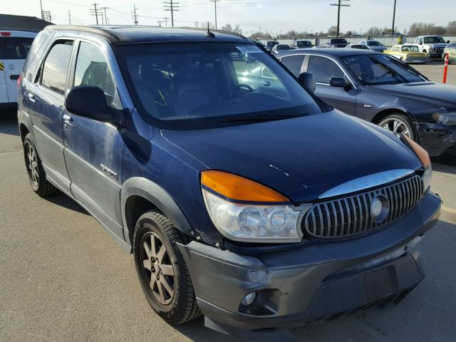 3G5DA03E53S509169 - 2003 BUICK RENDEZVOUS BLUE photo 1