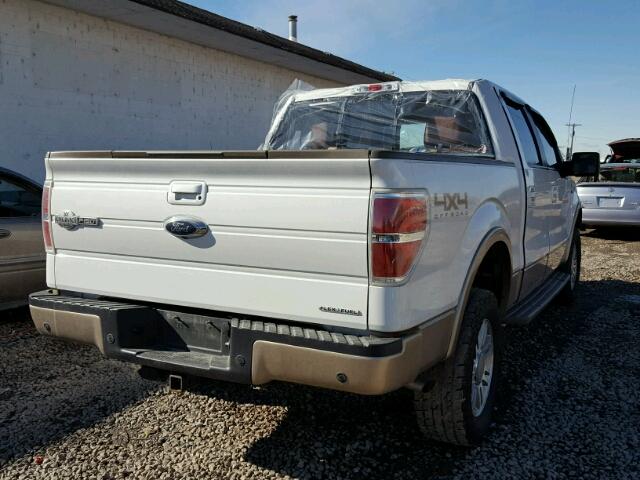 1FTFW1EF1BKD76192 - 2011 FORD F150 SUPER WHITE photo 4