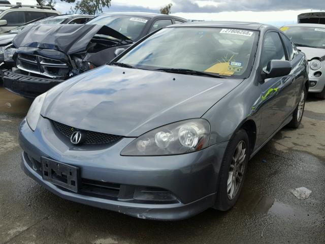 JH4DC54886S001107 - 2006 ACURA RSX GRAY photo 2