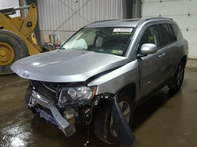 1C4NJDEB9GD653837 - 2016 JEEP COMPASS LA SILVER photo 2