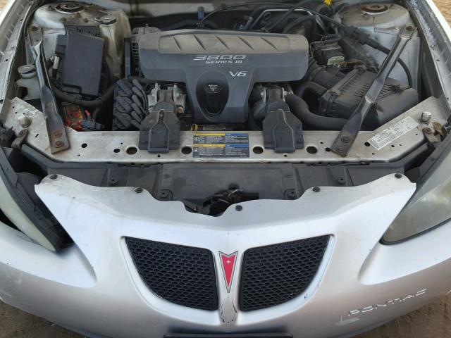 2G2WS522951231642 - 2005 PONTIAC GRAND PRIX SILVER photo 7