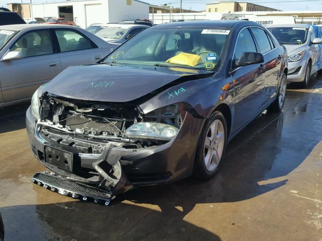 1G1ZB5EB4A4153783 - 2010 CHEVROLET MALIBU LS 灰色 照片 2