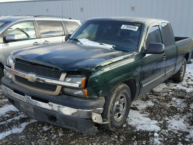 2GCEC19T841260768 - 2004 CHEVROLET SILVERADO GREEN photo 2