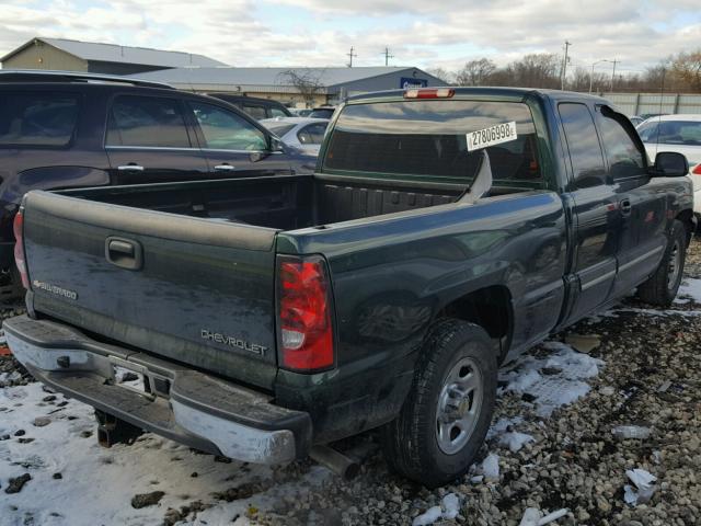 2GCEC19T841260768 - 2004 CHEVROLET SILVERADO GREEN photo 4