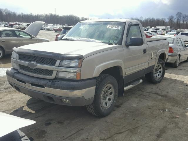 1GCEK14T45Z171573 - 2005 CHEVROLET SILVERADO TAN photo 2