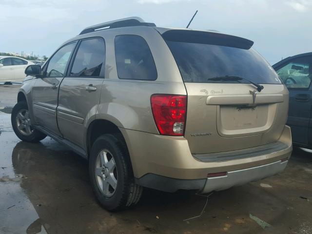 2CKDL63FX76010072 - 2007 PONTIAC TORRENT BEIGE photo 3