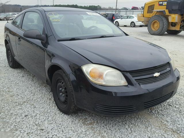 1G1AK15F377110312 - 2007 CHEVROLET COBALT LS BLACK photo 1