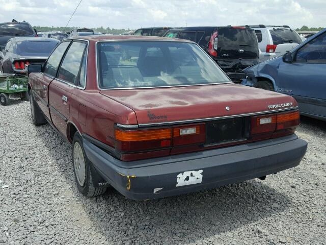 4T1SV21E4KU035728 - 1989 TOYOTA CAMRY DLX RED photo 3