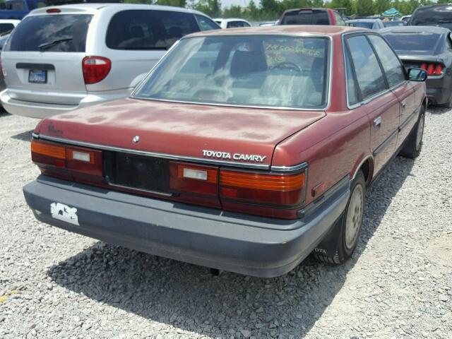 4T1SV21E4KU035728 - 1989 TOYOTA CAMRY DLX RED photo 4