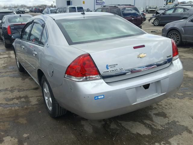 2G1WT58K379217460 - 2007 CHEVROLET IMPALA LT SILVER photo 3