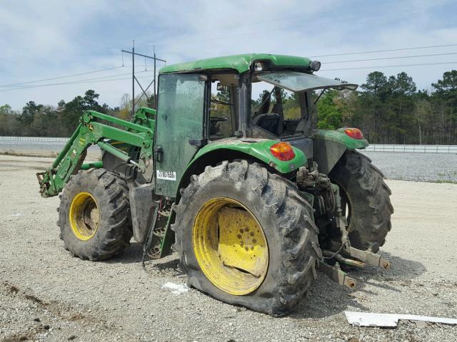 1L06125MPDG755612 - 2013 JOHN DEERE TRACTOR GREEN photo 3