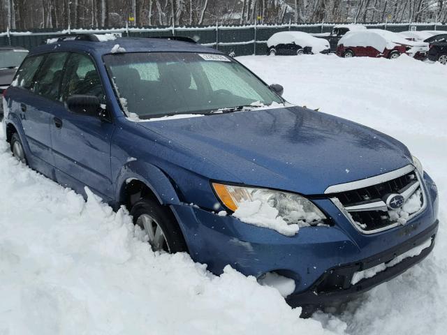 4S4BP61C987350211 - 2008 SUBARU OUTBACK 2. BLUE photo 1