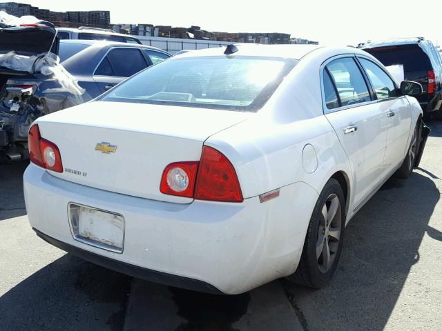 1G1ZC5E04CF193221 - 2012 CHEVROLET MALIBU 1LT WHITE photo 4