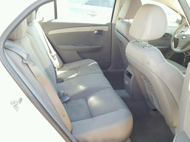 1G1ZC5E04CF193221 - 2012 CHEVROLET MALIBU 1LT 白色 照片 6